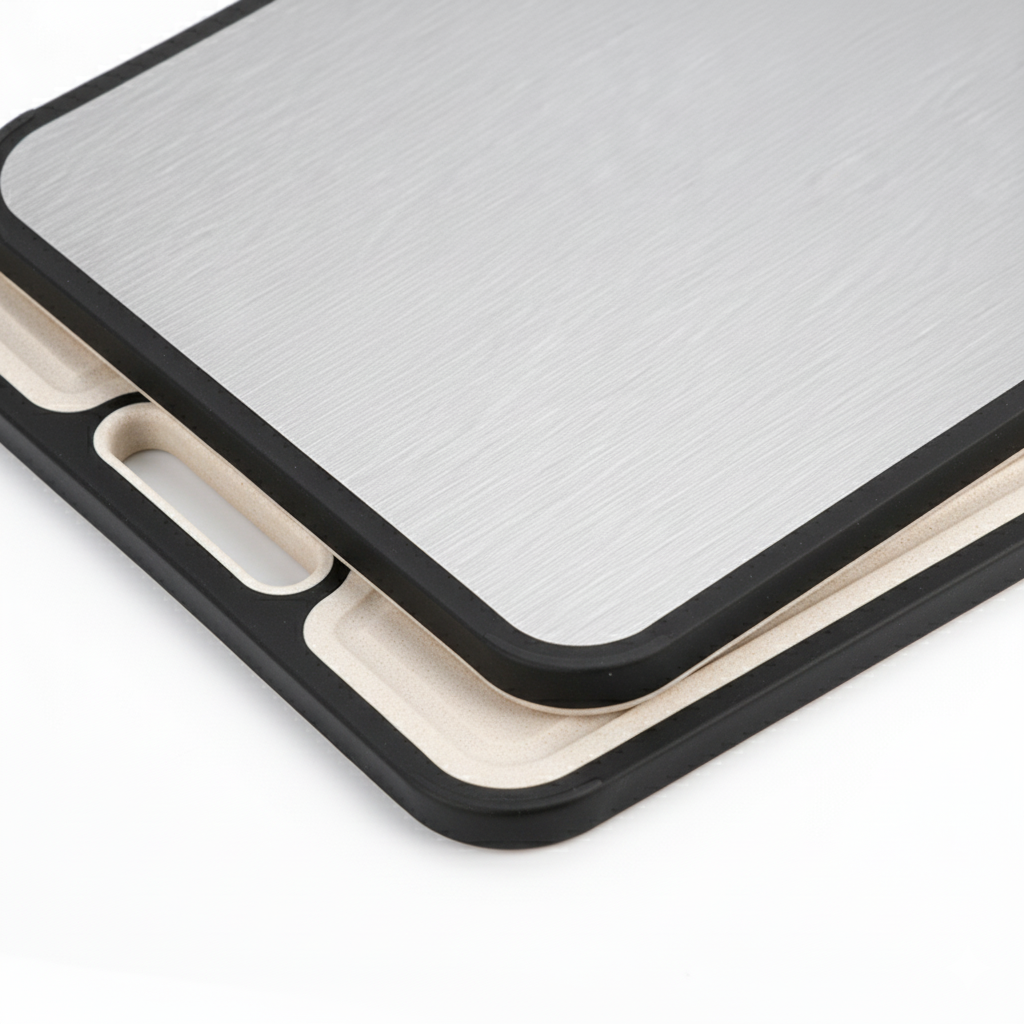 Titanium Snijplanken Set (2-delig) – Antibacterieel & Vaatwasserbestendig Titanium® Keukenplank Duo