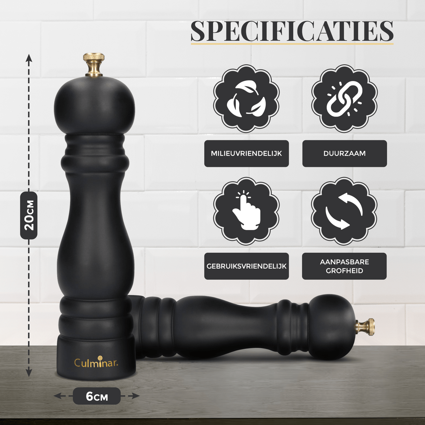 Peper en Zoutmolen set