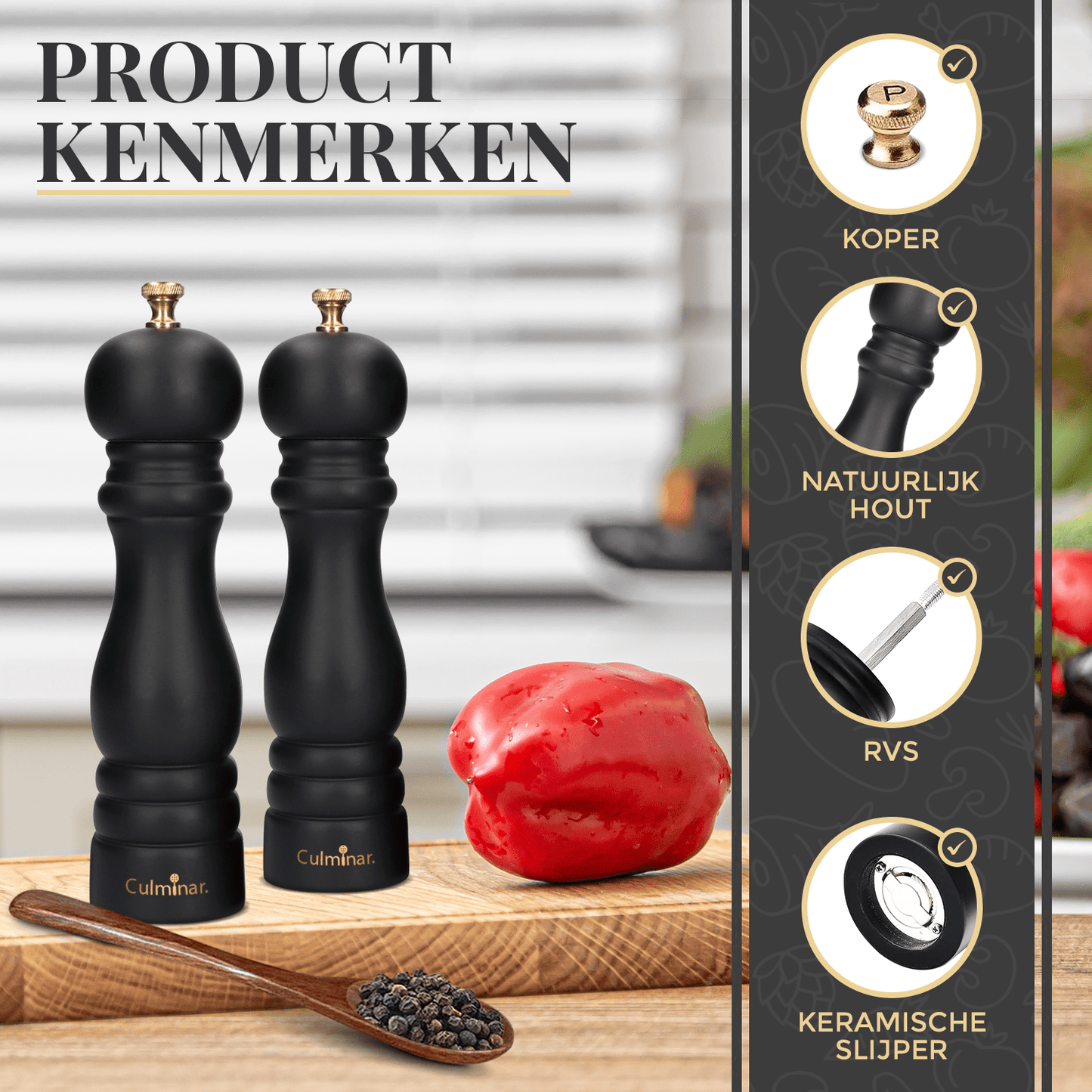 Peper en Zoutmolen set