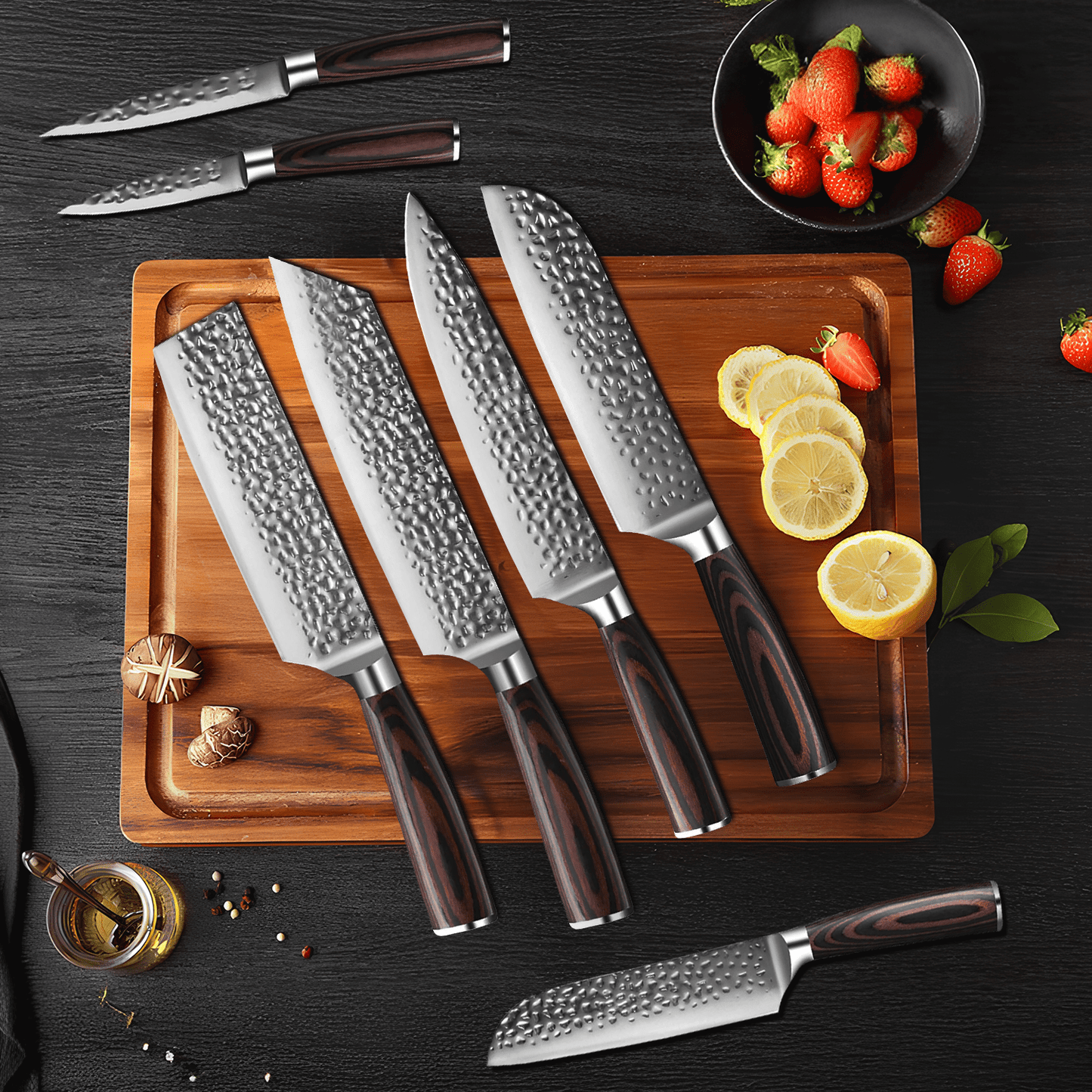 Japanse Messenset Hammered 7-Delig