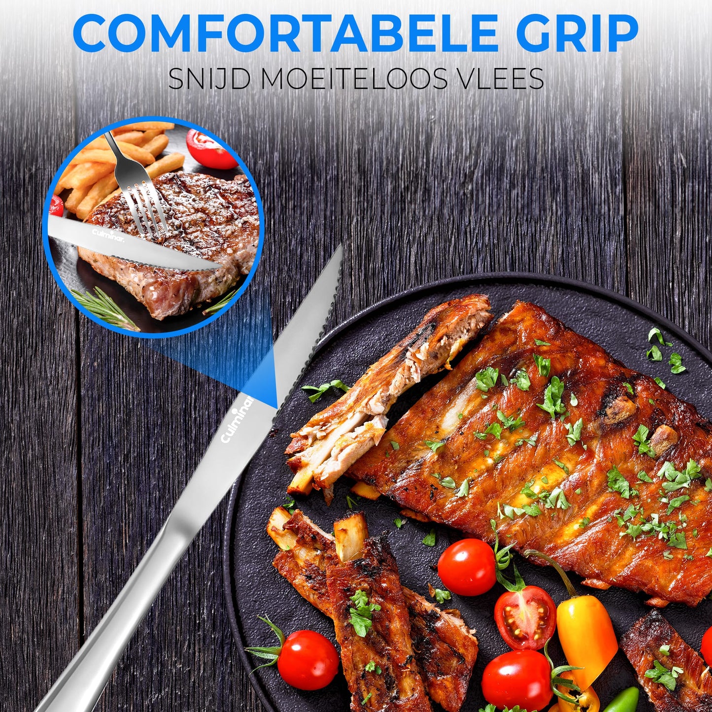 Bestekset Zilver (42-delig) 18/0 voor 6 personen