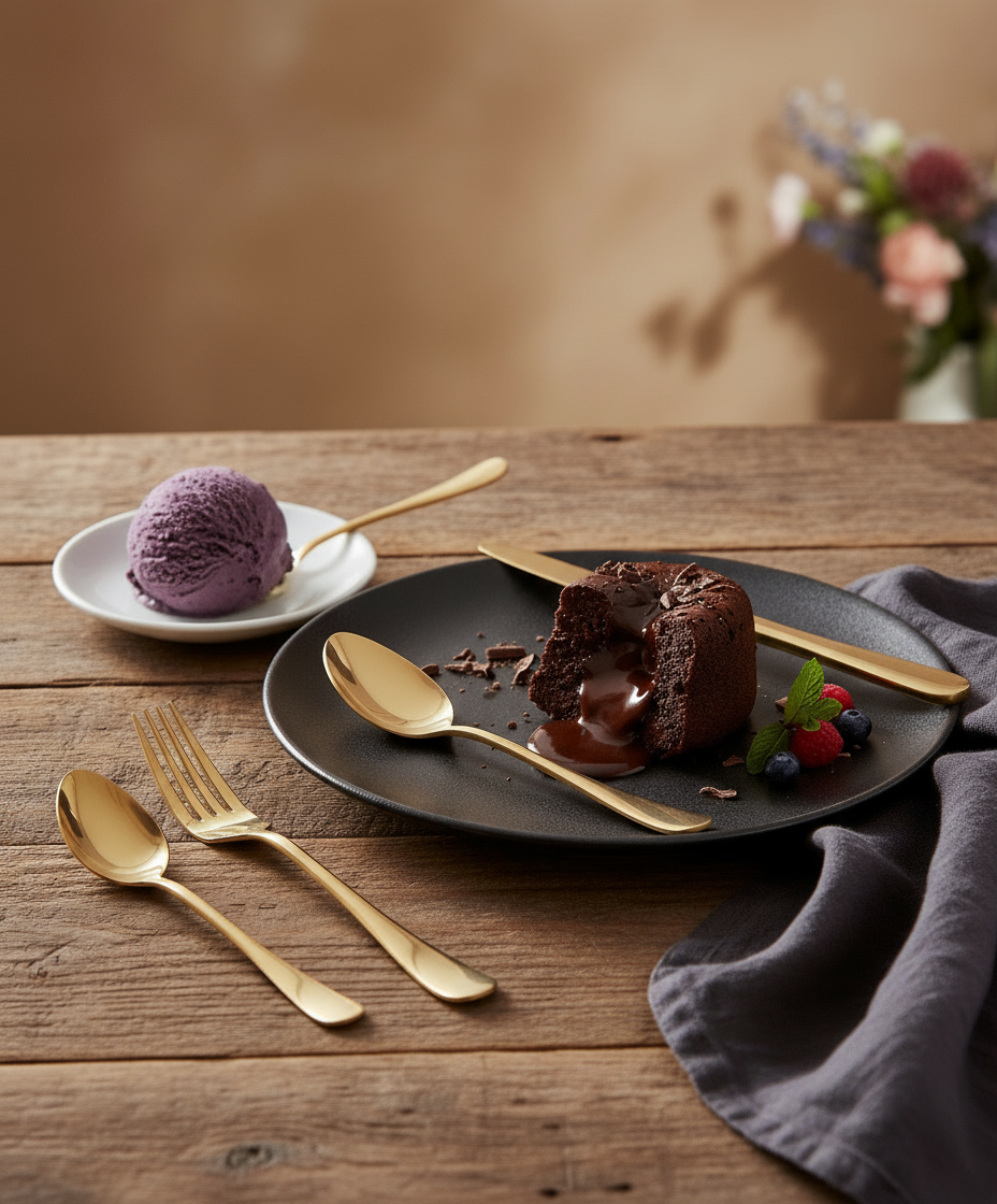 Culminar® Gouden Bestekset – 20-delig Luxe Design (18/0 Roestvrij Staal)