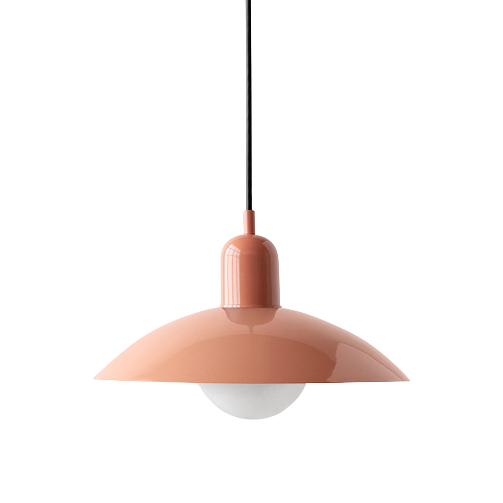 Calyra – Hanglamp met gebogen metalen kap