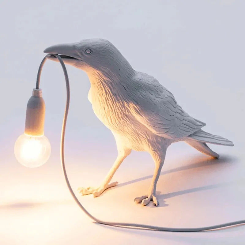 Corvexa – LED wandlamp kraai design met warm sfeervol licht