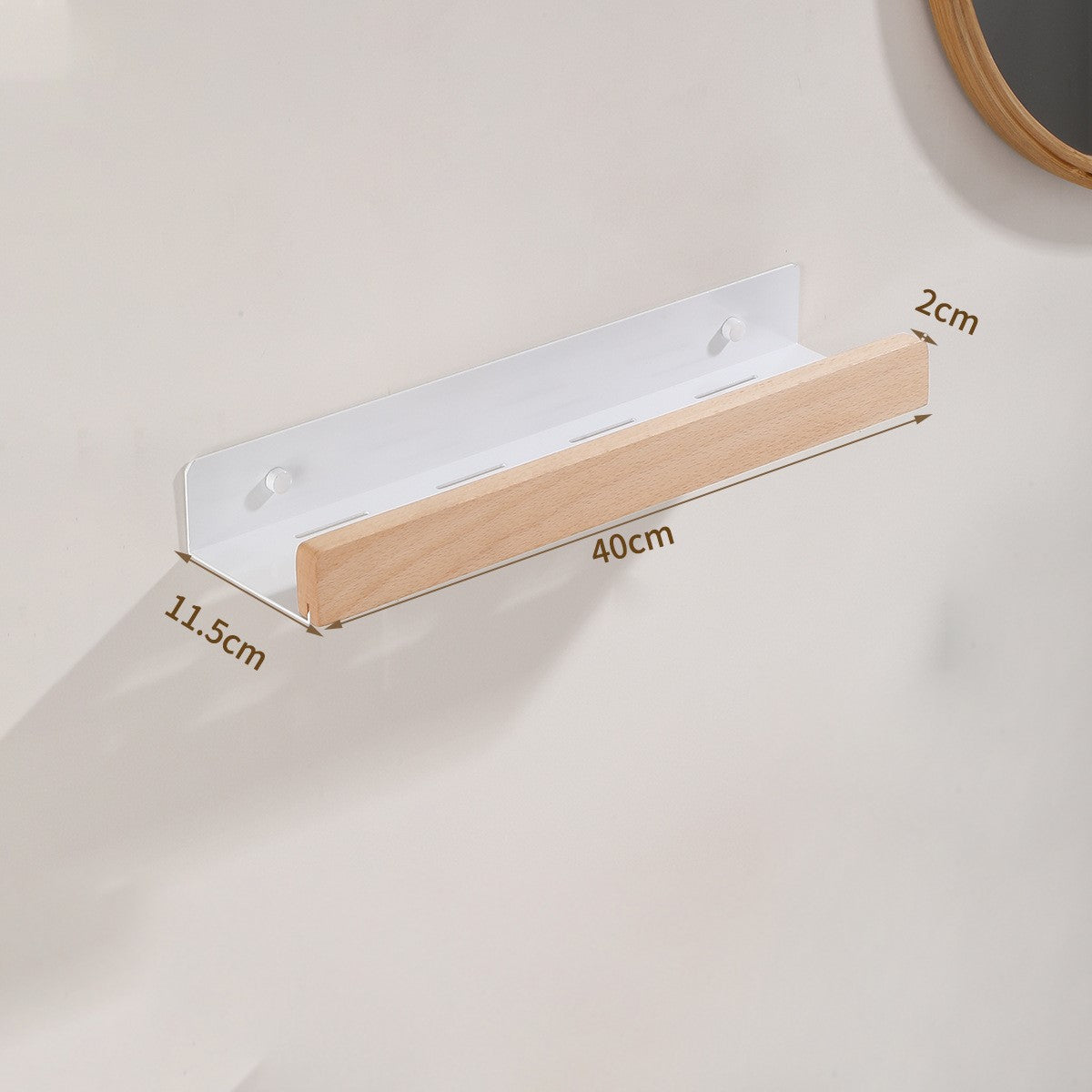 Lindero – Douche Rek Wandmontage zonder Boren