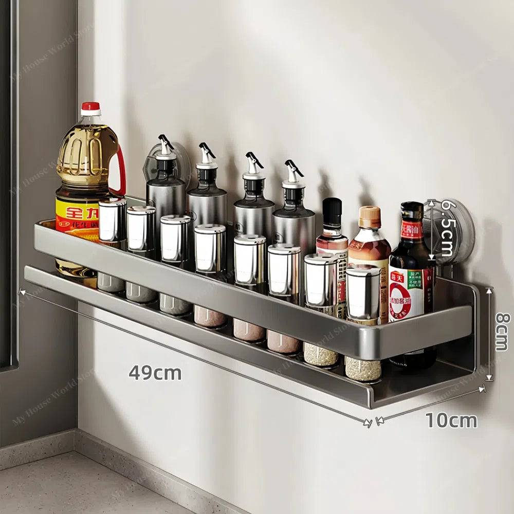 Riveno – Kruidenrek met zuignappen voor wandmontage