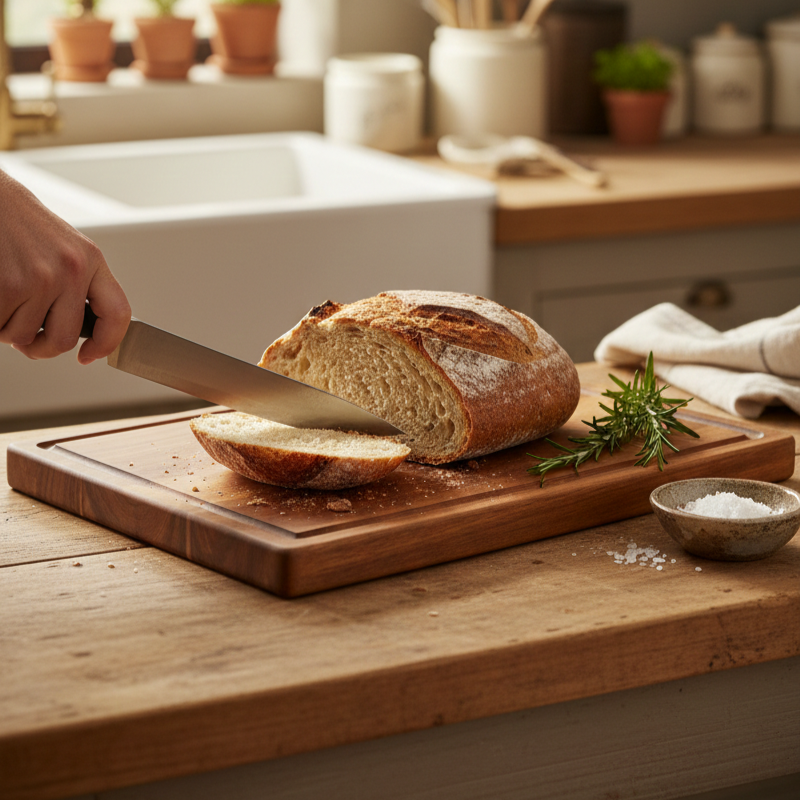 Premium Acacia Snijplank – Massief Hout voor Koken, Serveren & BBQ