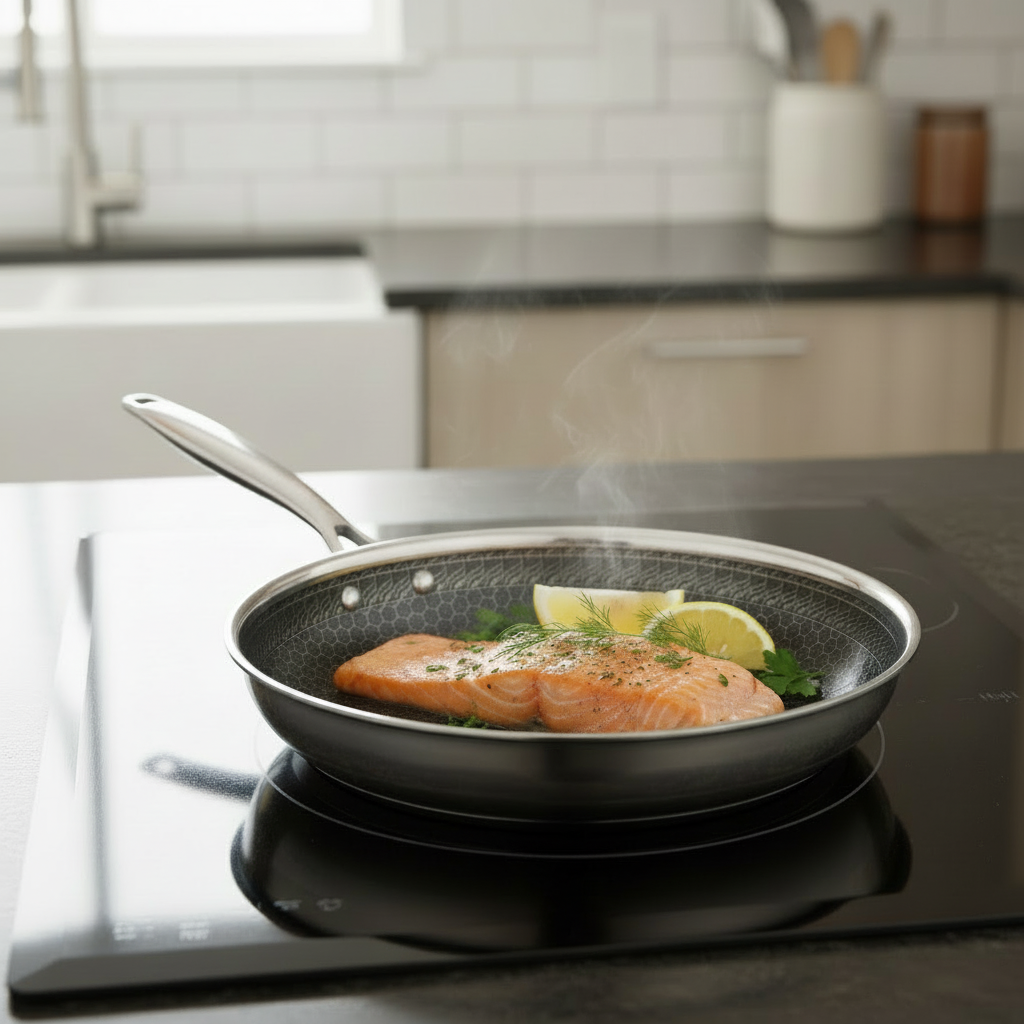 Culminar Professionele Koekenpan Duo Set – Titanium 28 cm + Hybride 24 cm | PFAS-vrij & Voor Alle Warmtebronnen