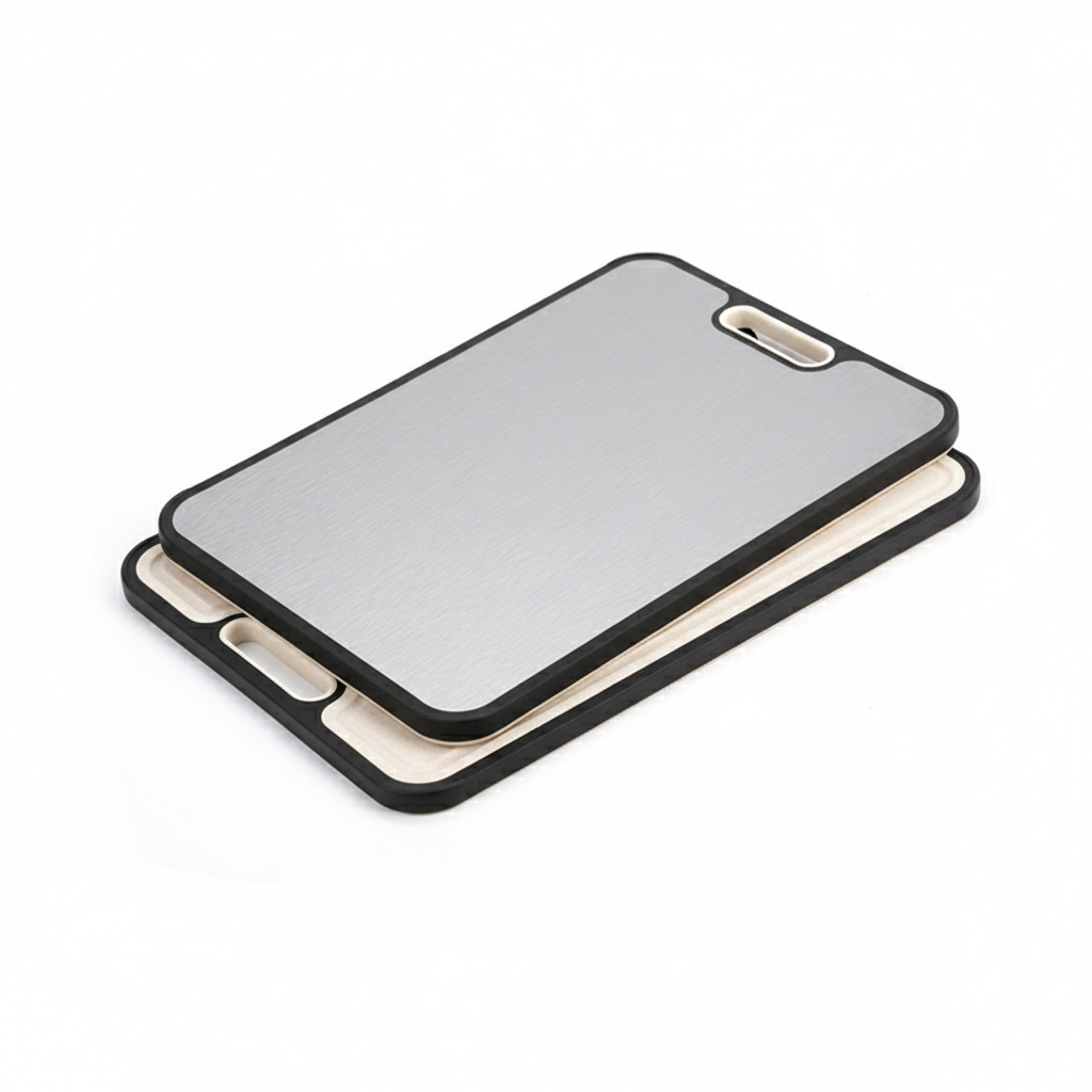 Titanium Snijplanken Set (2-delig) – Antibacterieel & Vaatwasserbestendig Titanium® Keukenplank Duo