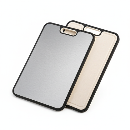 Titanium Snijplanken Set (2-delig) – Antibacterieel & Vaatwasserbestendig Titanium® Keukenplank Duo