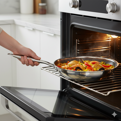 The Ultimate Hybrid Duo | 24cm + 28cm Professionele Koekenpanset