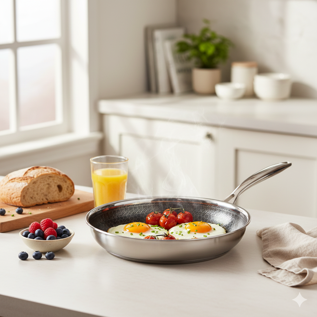 The Ultimate Hybrid Duo | 24cm + 28cm Professionele Koekenpanset