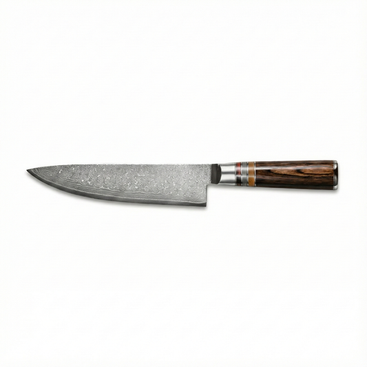 Yamato Grand Chef's Knife - 23 cm Japans Damaststaal & Ergonomische Micarta Greep