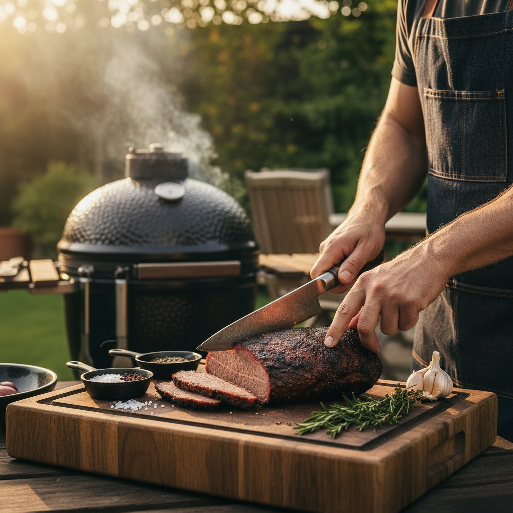 Yamato Grand Chef's Knife - 23 cm Japans Damaststaal & Ergonomische Micarta Greep