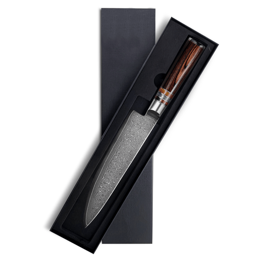 Yamato Grand Chef's Knife - 23 cm Japans Damaststaal & Ergonomische Micarta Greep