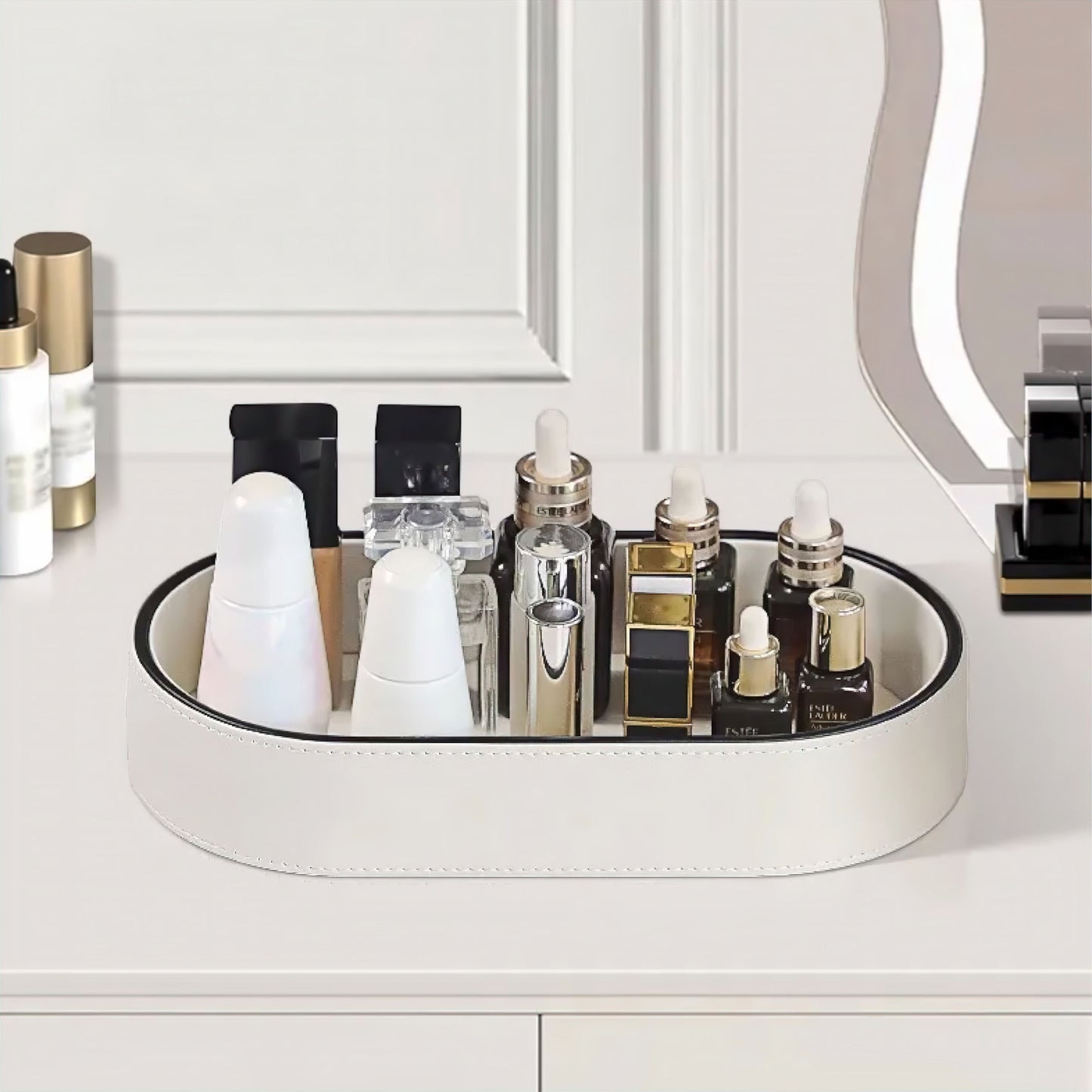 Amara – Opbergbox van PU-leer met elegante afwerking