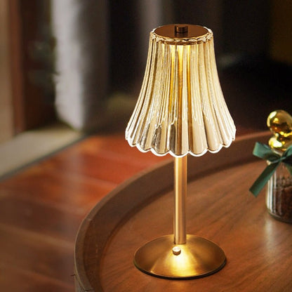 Auralis – LED Tafellamp met Kristalkap en Touchbediening