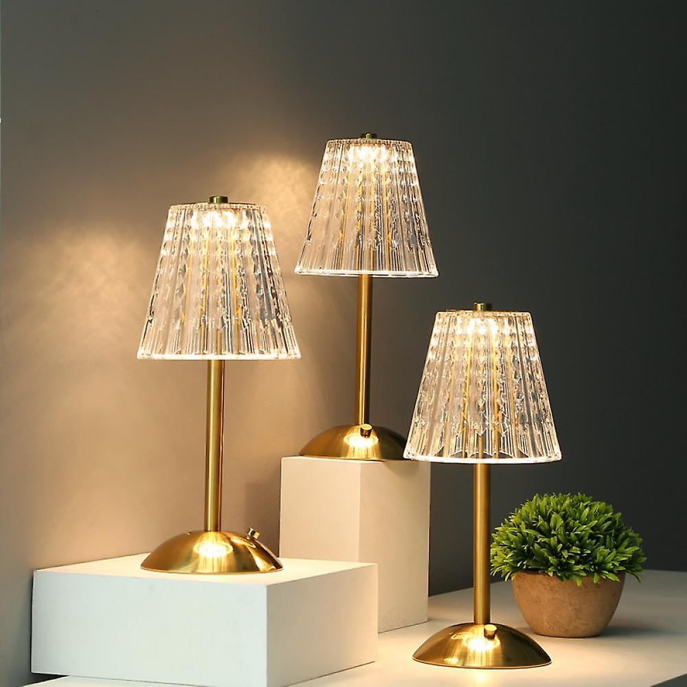 Auralis – LED Tafellamp met Kristalkap en Touchbediening