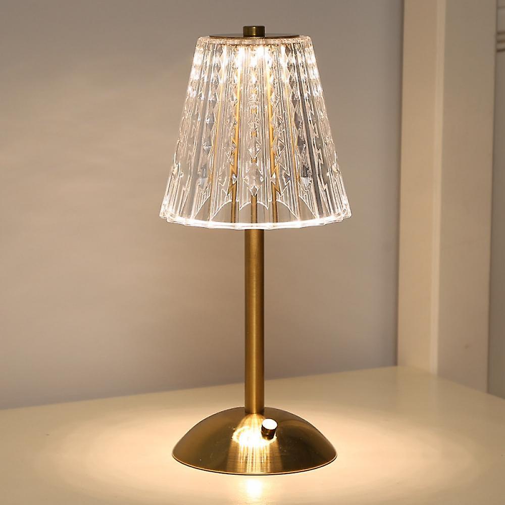 Auralis – LED Tafellamp met Kristalkap en Touchbediening