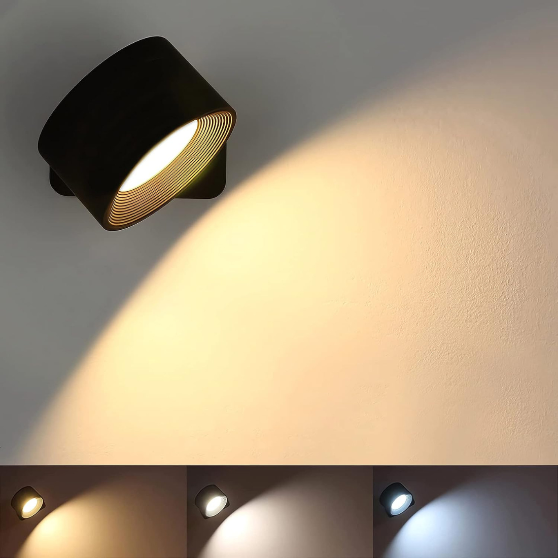 Auronix – Draadloze 360° LED muurlamp met sensor