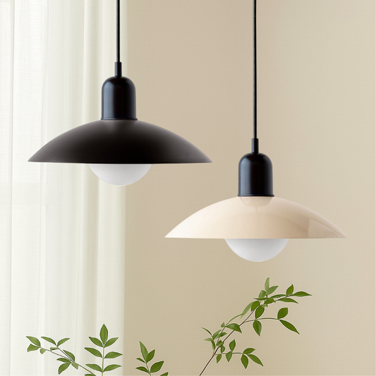 Calyra – Hanglamp met gebogen metalen kap