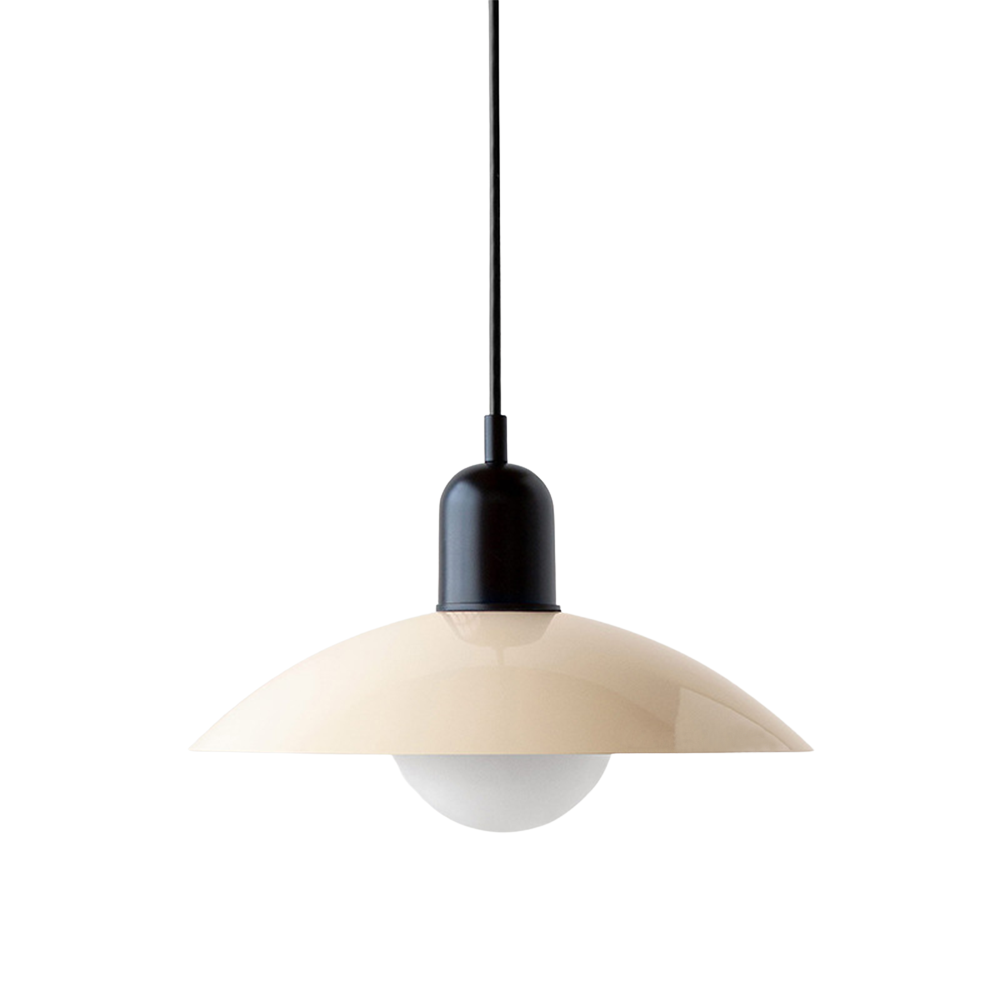 Calyra – Hanglamp met gebogen metalen kap