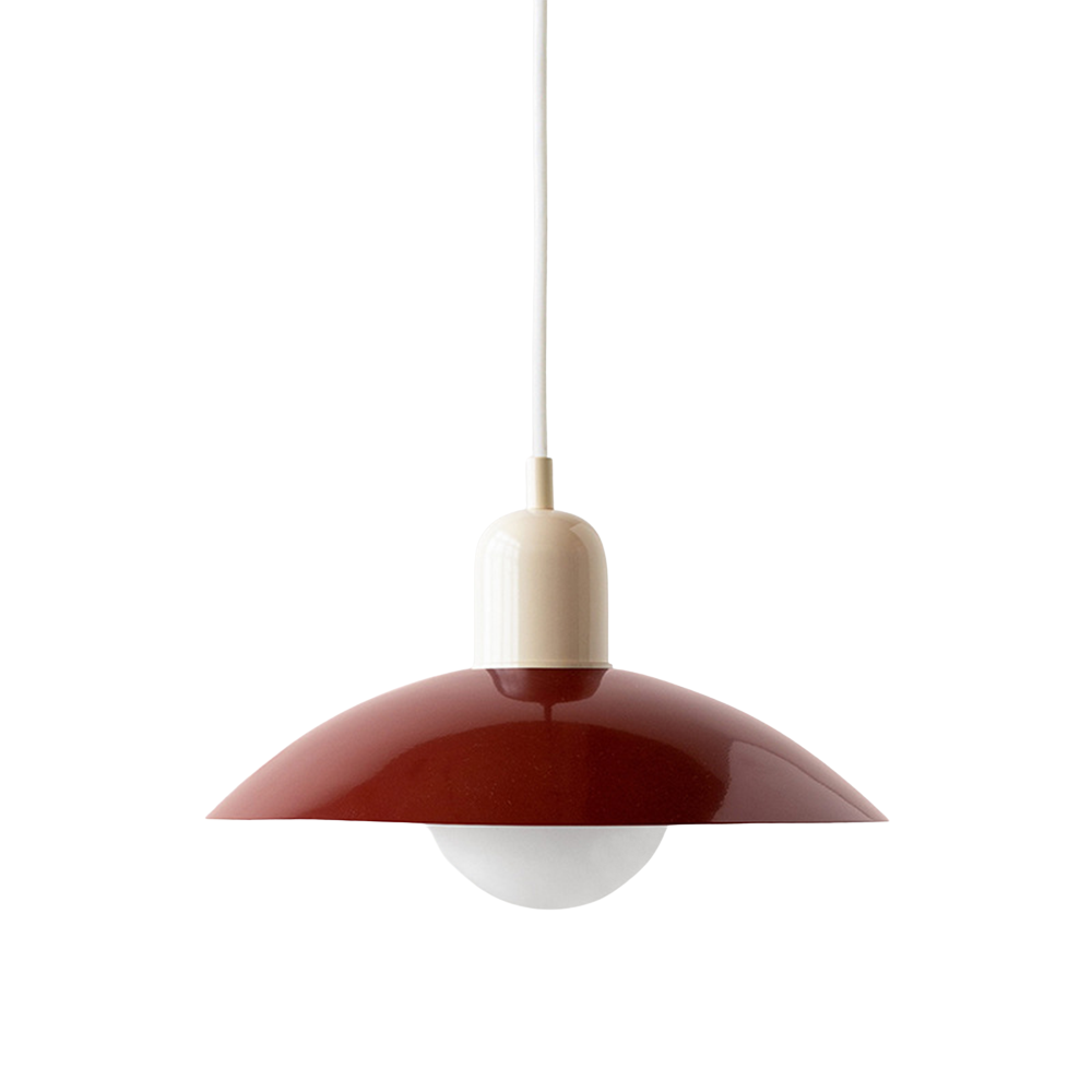 Calyra – Hanglamp met gebogen metalen kap