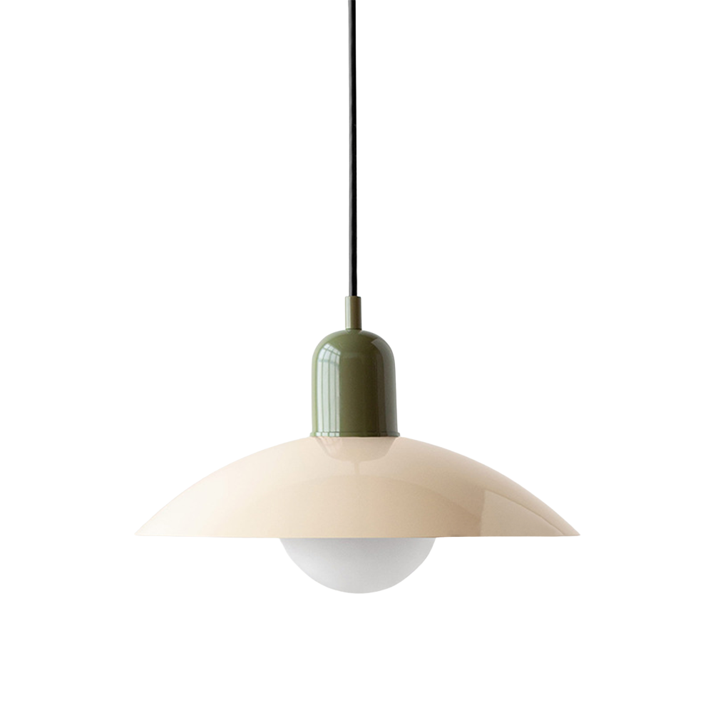 Calyra – Hanglamp met gebogen metalen kap