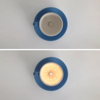 Cerano – Plafondlamp in keramiek met speels kleuraccent