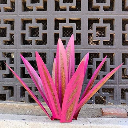 Cervera – Decoratief agave tuinbeeld in roestvrij metaal