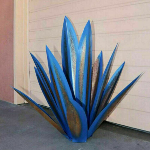 Cervera – Decoratief agave tuinbeeld in roestvrij metaal