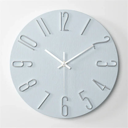 Chronara – Wandklok met 3D-wijzerplaat in minimalistisch design