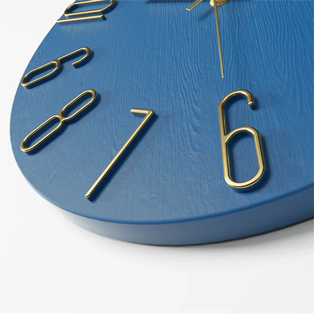 Chronara – Wandklok met 3D-wijzerplaat in minimalistisch design