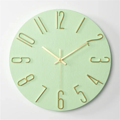 Chronara – Wandklok met 3D-wijzerplaat in minimalistisch design