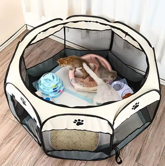 Corvano – Opvouwbare Huisdiertent met Achthoekig Ontwerp