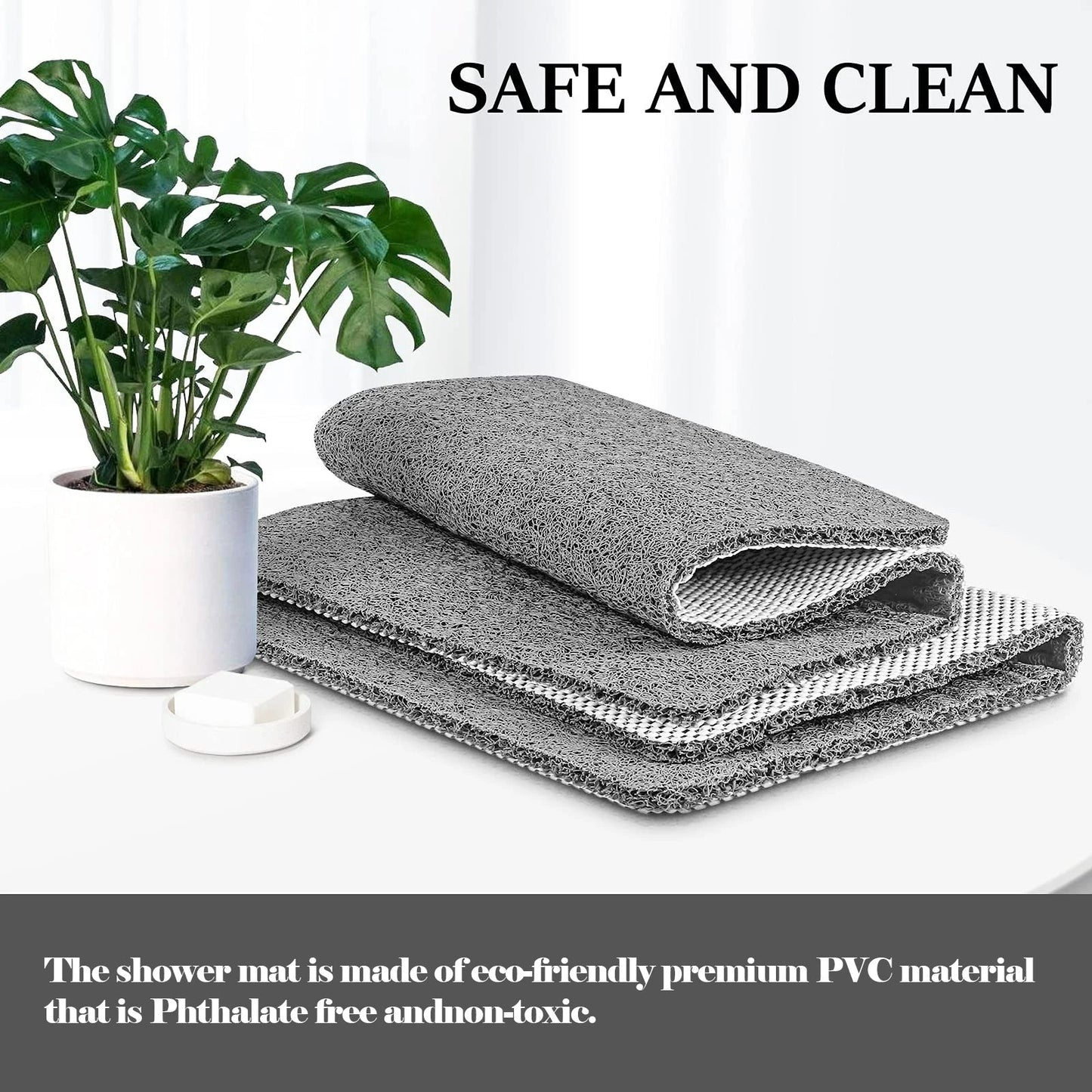 Fluvio – Antislip douchemat PVC sneldrogend