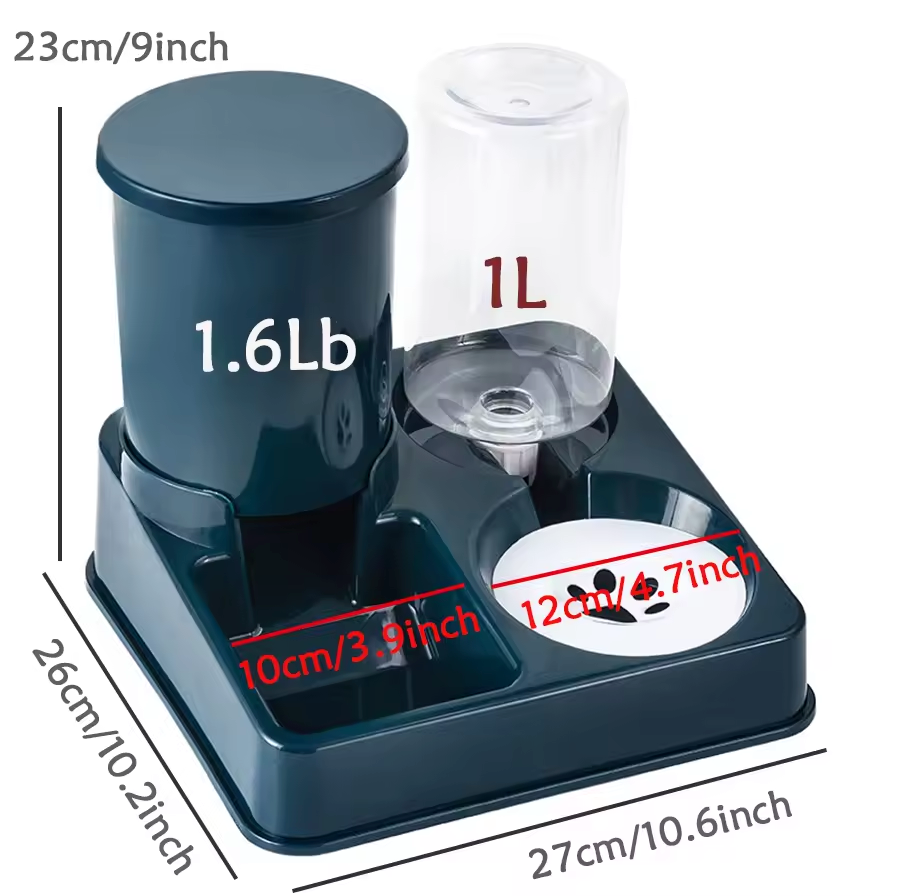Foxwell – 2-in-1 voer- en waterdispenser voor huisdieren