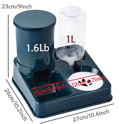Foxwell – 2-in-1 voer- en waterdispenser voor huisdieren