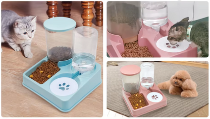 Foxwell – 2-in-1 voer- en waterdispenser voor huisdieren