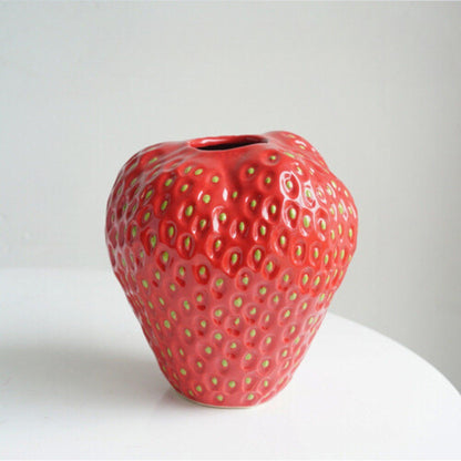 Fravelle – Keramische aardbei vaas decoratief design