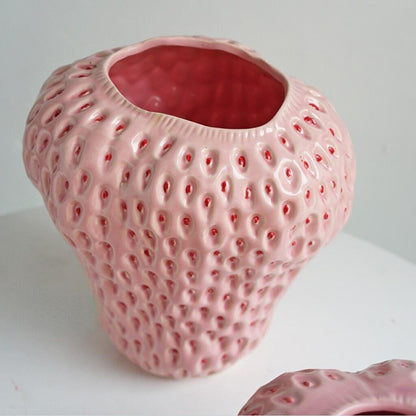 Fravelle – Keramische aardbei vaas decoratief design