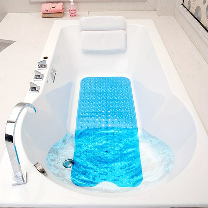 Gravio – Antislip badmat PVC 101 x 40 cm met zuignappen