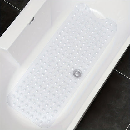 Gravio – Antislip badmat PVC 101 x 40 cm met zuignappen