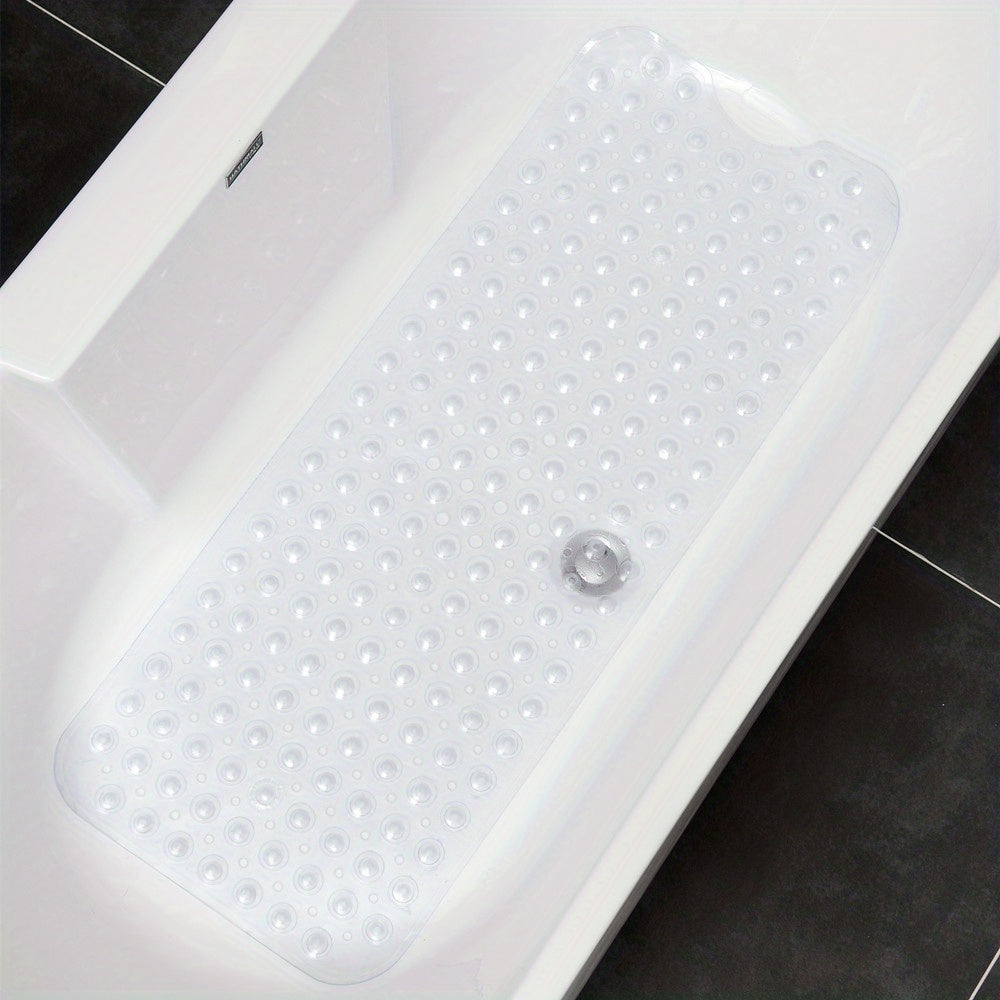 Gravio – Antislip badmat PVC 101 x 40 cm met zuignappen