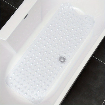 Gravio – Antislip badmat PVC 101 x 40 cm met zuignappen
