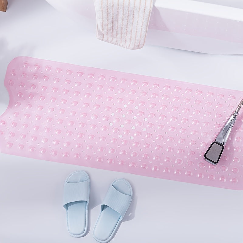 Gravio – Antislip badmat PVC 101 x 40 cm met zuignappen