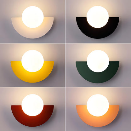 Halvéra – Halfronde wandlamp met Scandinavisch design