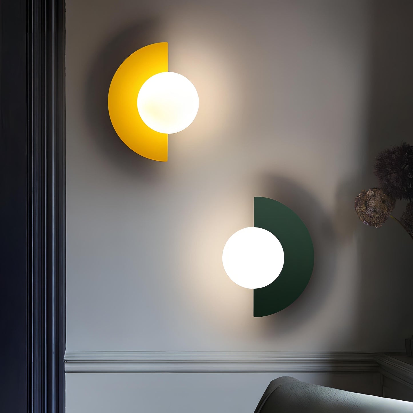 Halvéra – Halfronde wandlamp met Scandinavisch design