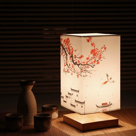 Hanori – Tafellamp van bamboe met warm sfeervol licht