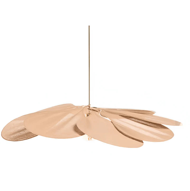 Solvéra – Stoffen hanglamp met zacht diffuus bloemlicht